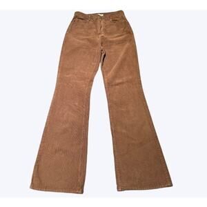 Pacsun Womens Brown Corduroy Jeans Size 27 High Rise Bootcut